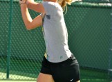 Maria Sharapova warm-up