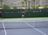 Ana Ivanovic warming up Ana Ivanovic