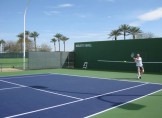 Backhand down-the-line Backhand down-the-line