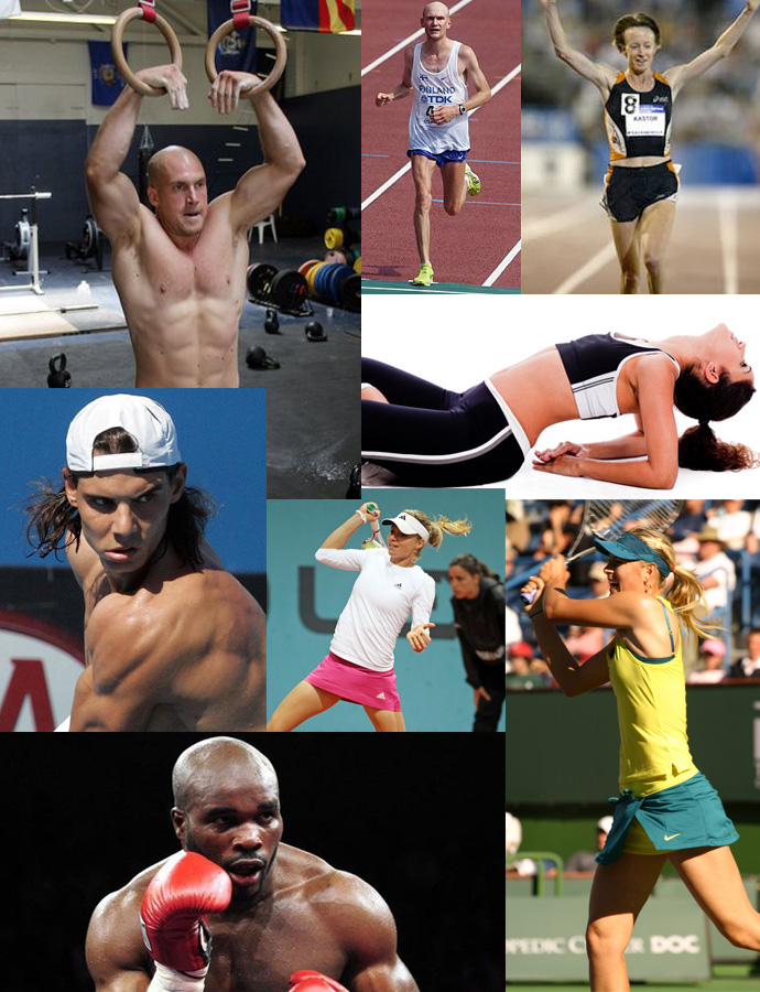 Different sport body types Different sport body types