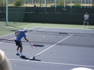 Roger Federer close-up at Indian Wells