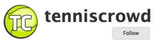 Follow TennisCrowd on Twitter
