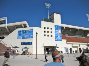 The main stadium at Indian Wells