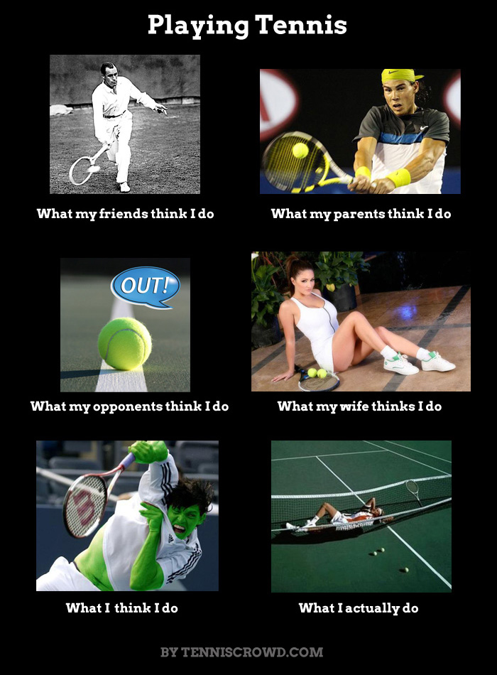 What People Think About Playing Tennis